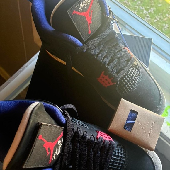 Air Jordan Black and Red Sneakers